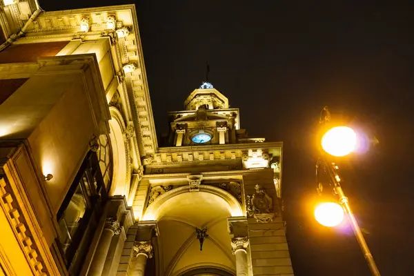 Şehir manzarası. Tatil ve seyahat konsepti. Bakü, Azerbaycan.