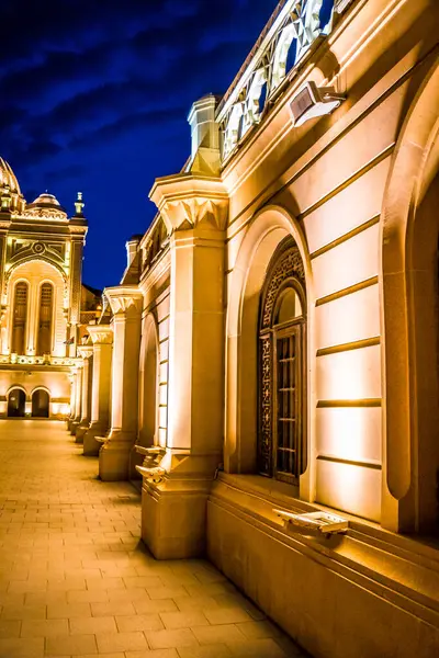 Seyahat ve tatil konsepti. Bakü, Azerbaycan.