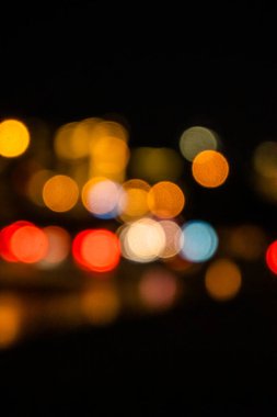 Renkli bulanık bokeh arkaplanı