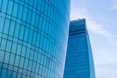 Alev Kulelerinin Manzarası. Bakü, Azerbaycan