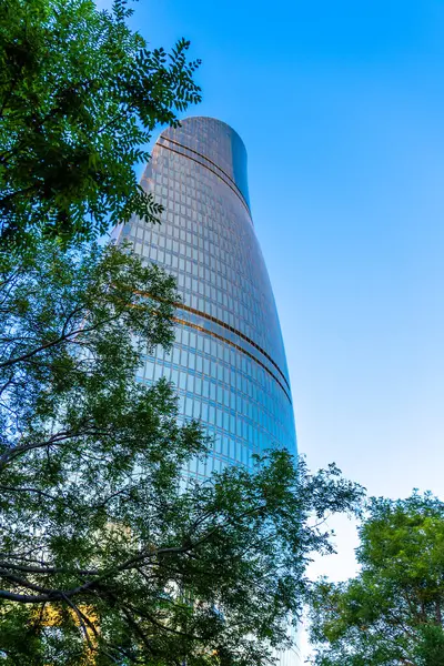 Alev Kulelerinin Manzarası. Bakü, Azerbaycan