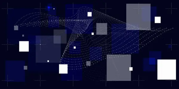 Geometrik Bileşim Arkaplan Vektörü İllüstrasyonu