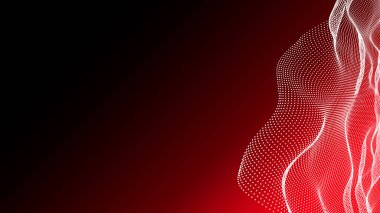 Parlayan parçacıklarla soyut arkaplan.