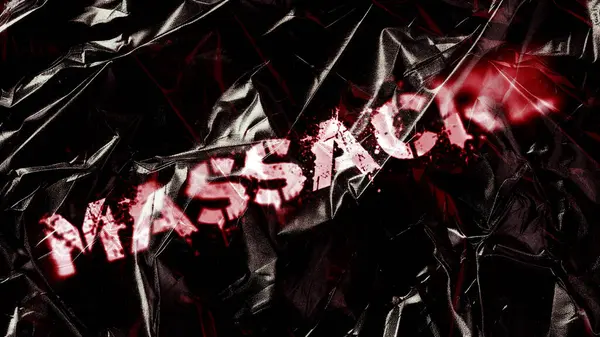 Patlama kelimesi siyah kanla.