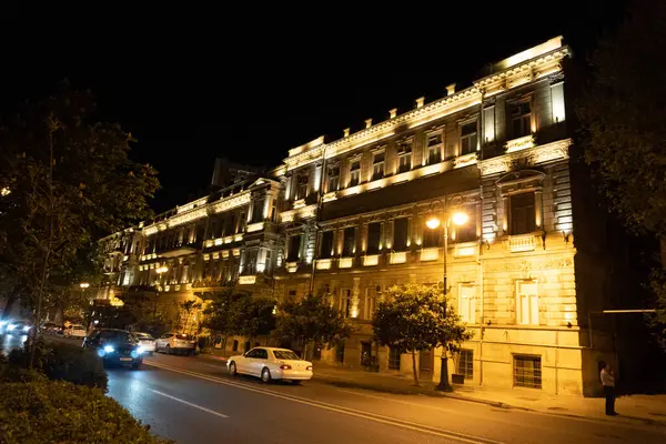 Seyahat ve tatil konsepti. Bakü, Azerbaycan.