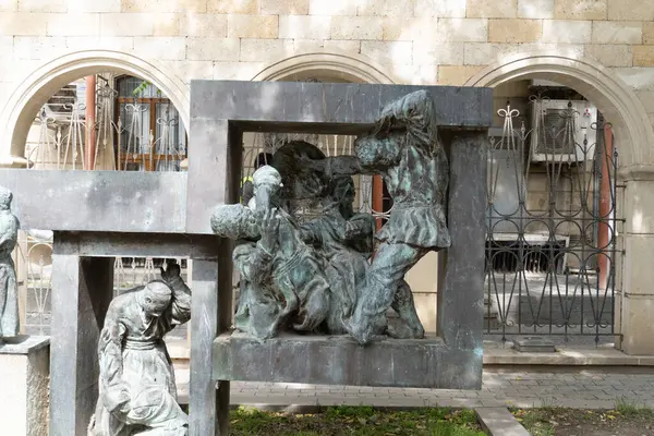 Bakü, Azerbaycan 'da eski bir kasaba. Tatil ve seyahat konsepti.