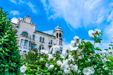 Kraliyet sarayının eski binasının güzel manzarası.