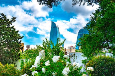 Barselona şehrinin manzarası