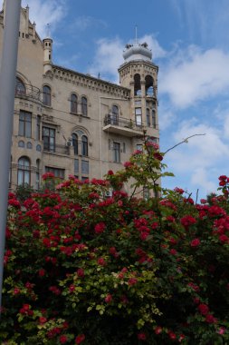 Barselona şehrinin manzarası