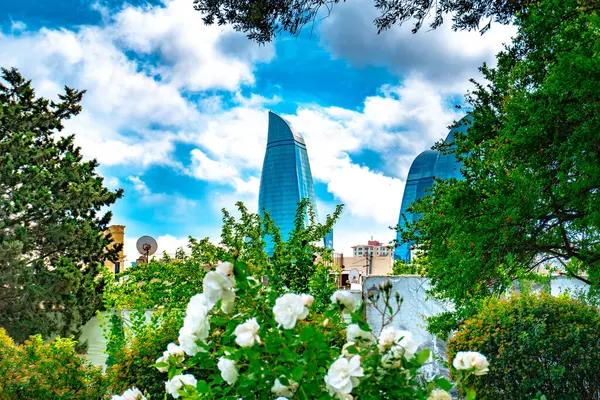 Barselona şehrinin manzarası