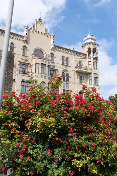 Odessa adasındaki eski şatonun manzarası