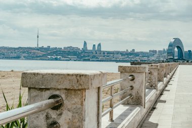 Bakü, Azerbaycan 'da şehir manzarası fotoğrafı