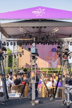 Bakü Bulvarı 'nda Olifest Güzellik Festivali. Bakü, Azerbaycan. 8 Haziran 2025.