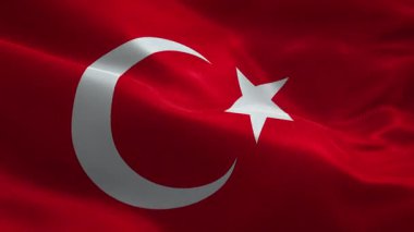 Türkiye 'nin vatansever kumaş bayrağını sallıyor 