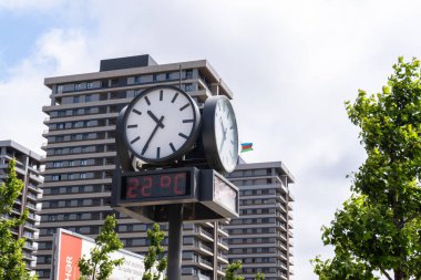 Bakü 'ye seyahat ve tatil konsepti