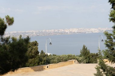 Seyahat ve konukseverlik kavramı. Baki, Azerbaycan.