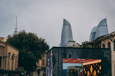  Icherisheher 'daki Uluslararası Halı Festivali (Eski Şehir). Bakü, Azerbaycan. 3 Mayıs 2025.