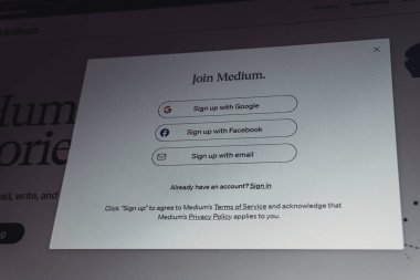 Web ve sosyal medya konsept fotoğrafı.