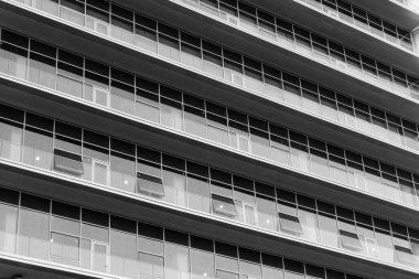 Beyaz Şehir 'de inanılmaz bir mimari. Bakü, Azerbaycan. 28.06.2025.