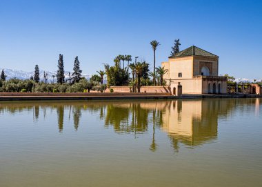 La Manara Resevoir -  One of the vital reservoirs in Marrakech  clipart