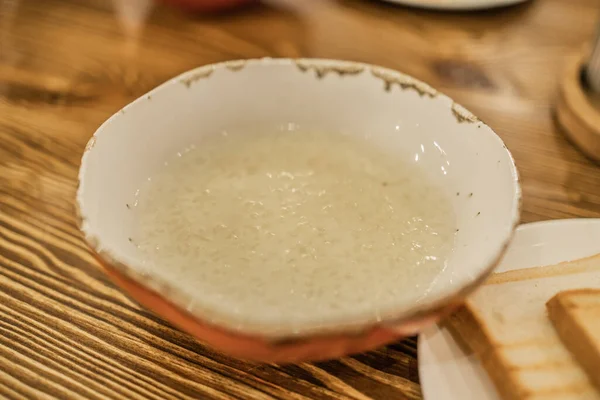 Традиционный Вкусный Рисовый Пудинг — стоковое фото