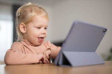Cochlear implant system. Installation cochlear implant on child girl ear for restores hearing. Kid hears after hear return to normal.