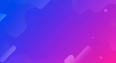 Renkli arka plan, modaya uygun sıvı eğimli şekiller ve dokular içeriyor. Bu modern soyut tasarım sunumlar, web siteleri ve grafik tasarım projeleri için mükemmeldir..