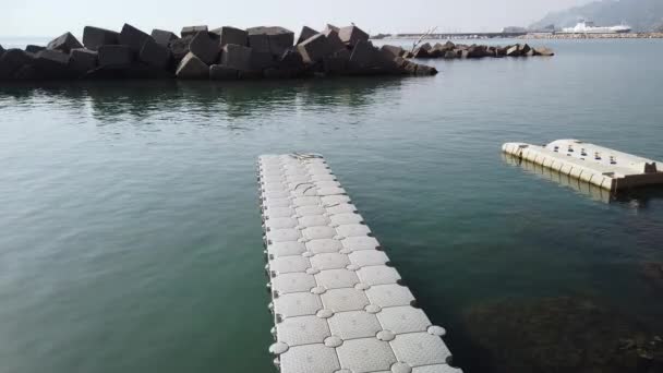Plástico Para Desembarques Barcos Mar Salerno Imagens Alta Qualidade — Vídeo de Stock
