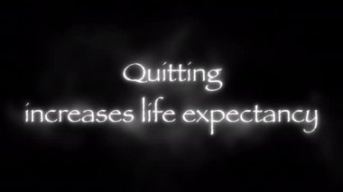 Bırakmak ortalama ömrü artırır. Sağlık konsepti. Yüksek kalite 4k görüntü