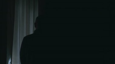 Kavramsal kullanım için isimsiz röportaj silueti. Yüksek kalite 4k görüntü