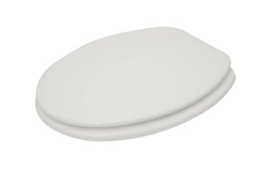 Beyaz Tuvalet Koltuğu Temiz Beyaz Arkaplan Minimalist Tasarımı.