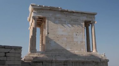 Antik Athena Nike Tapınağı. Yüksek kalite 4k görüntü