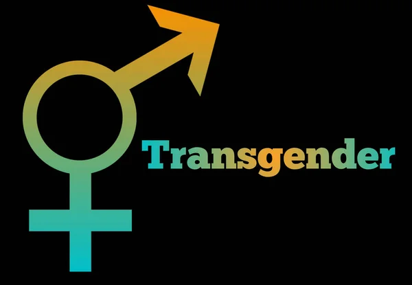 跨性别性取向图标符号形状符号标识网站性别概念网页按钮设计图标用户接口艺术图解信息图形 — 图库照片