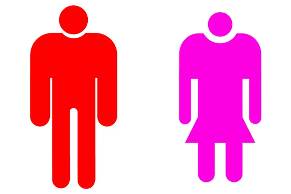 Male Female Sexual Orientation Icon Symbol Shape Sign Logo Website — Stock Photo, Image