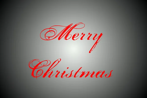 Merry Christmas Text Letter Stijlvol Lettertype Red Color Black Achtergrond — Stockfoto