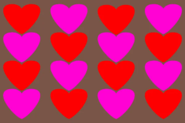 Amo Coração Ícone Símbolo Forma Sinal Valentine Dia Fundo Papel — Fotografia de Stock