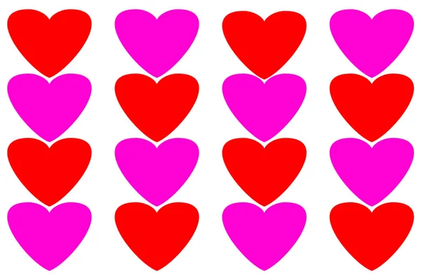 Amo Coração Ícone Símbolo Forma Sinal Valentine Dia Fundo Papel — Fotografia de Stock