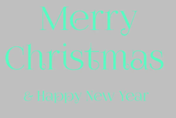 Merry Christmas Happy New Year Text Letter Stylish Font Sfondo — Foto Stock