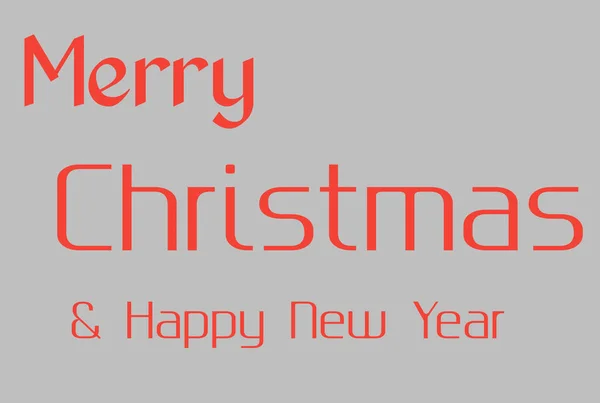 Een Vrolijk Kerstfeest Gelukkig Nieuwjaar Tekst Brief Stijlvol Lettertype Achtergrond — Stockfoto