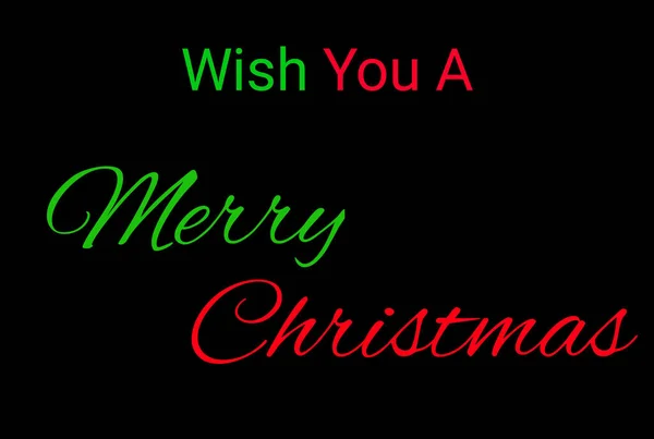 Wish You Merry Christmas Text Letter Stijlvol Lettertype Achtergrond Behang — Stockfoto