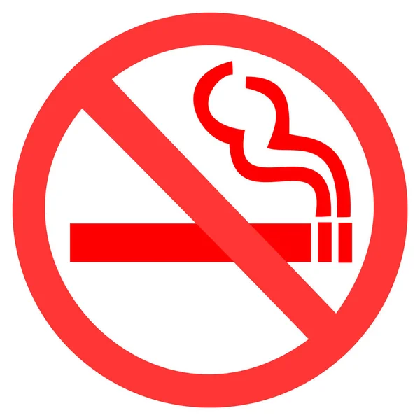 Smoking Icon Symbol Sign Nekuřácký Cigarette Notice Massage Danger Forbidden — Stock fotografie