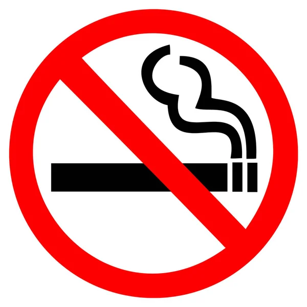 禁烟图标标志 不吸烟香烟告示按摩危险警告禁烟警告区图解标志 — 图库照片