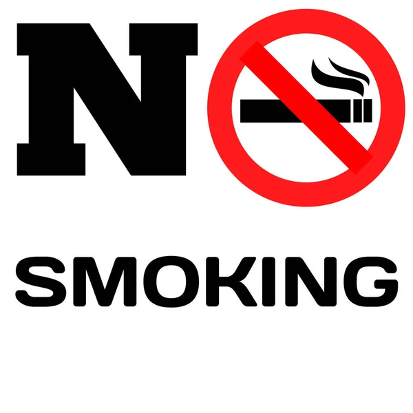 Tupakointi Kuvake Symboli Merkki Älä Tupakoi Savuke Ilmoitus Hieronta Vaara — kuvapankkivalokuva
