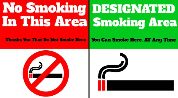 Een Rookvrij Pictogram Symbool Teken Niet Roken Sigarettenbericht Massage Gevaar — Stockfoto