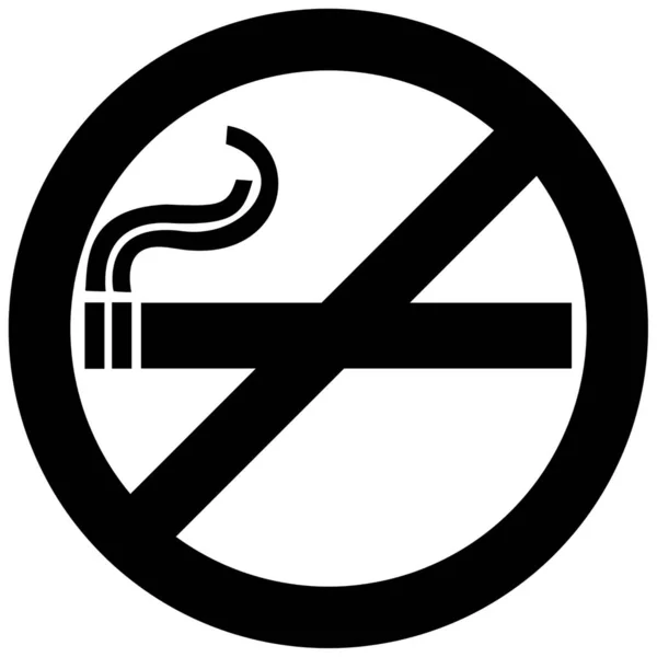 Smoking Icon Symbol Sign Dohányozz Cigaretta Figyelmeztetés Masszázs Veszély Tiltott — Stock Fotó
