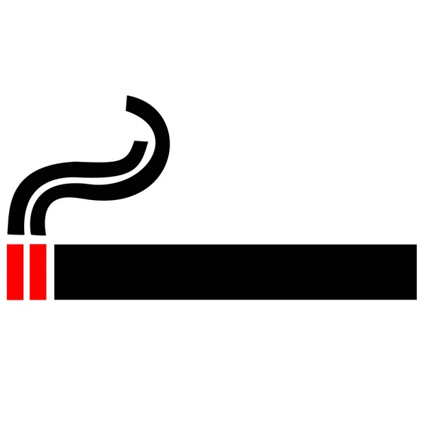 Signo Símbolo Icono Fumar Fumar Aviso Cigarrillo Peligro Masaje Área — Foto de Stock