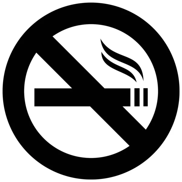 Smoking Icon Symbol Sign Dohányozz Cigaretta Figyelmeztetés Masszázs Veszély Tiltott — Stock Fotó