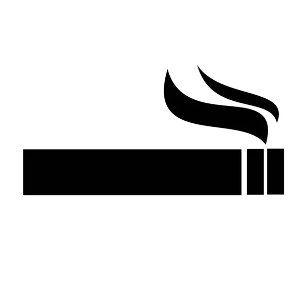 Sinal Símbolo Ícone Não Fumar Não Fumar Cigarro Aviso Massagem — Fotografia de Stock