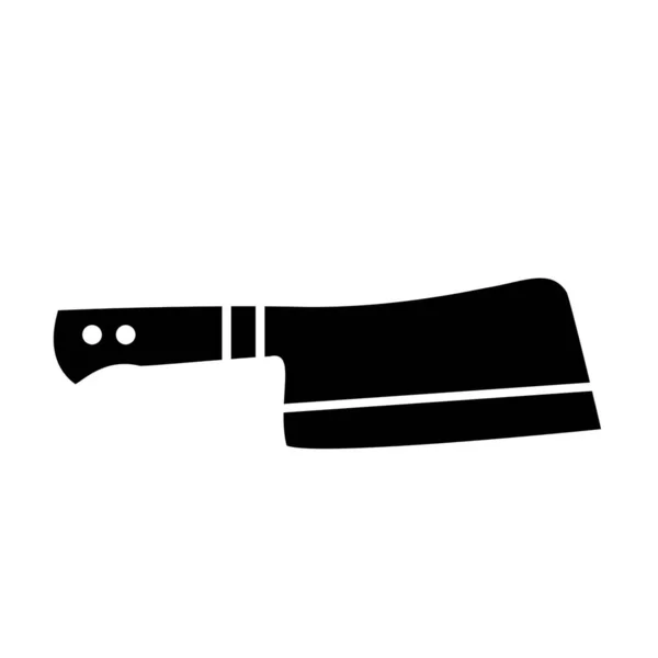 Silhouette Style Knife Icon Symbol Sign Logo Shape Illustration Photo — Stock Photo, Image