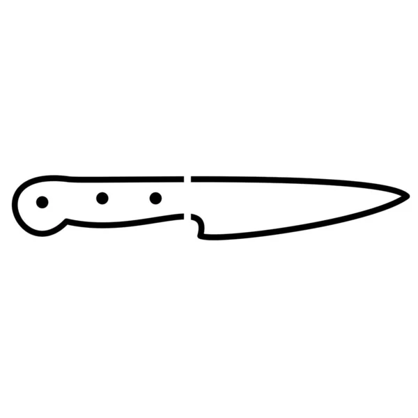 Une Silhouette Style Couteau Icône Symbole Signe Logo Forme Illustration — Photo